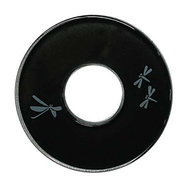 Deluxe Decorated Plastic Tsuba - Blue Tonbo