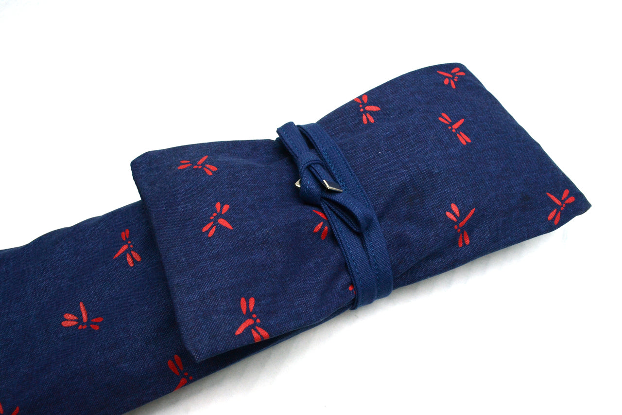 Navy ‘HANPU' Shinai Bag FUDOSHIN for 3 Shinai - Made in Japan
