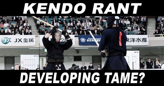 [KENDO RANT] - Developing Tame/ Tenugui Writing Style?