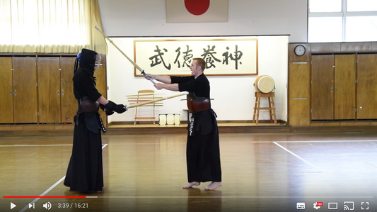 VIDEO - Kendo Techniques : Basic Cutting - Men - The Kendo Show