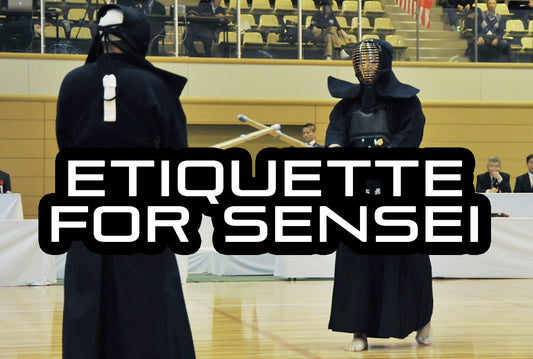 [KENDO RANT] - Etiquette for Sensei?  Himo Differences?