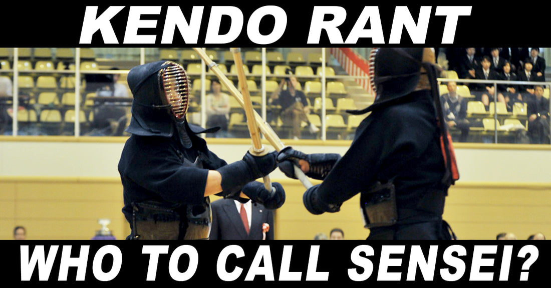 [KENDO RANT] - Who to Call Sensei? Retaining Club Members?