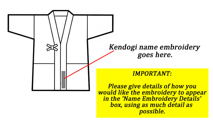 Kendogi Name Embroidery