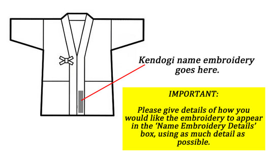 Kendogi Name Embroidery