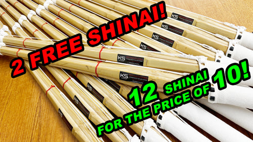 *2 FREE SHINAI!* - KendoStar Model Essential ALL-PURPOSE Shinai - Set of 12!!