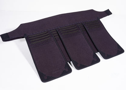 OUTLET #5 -*MADE IN JAPAN* - SEIRAN - Deluxe KendoStar HI NO MARU Series Hand Sewn Tare - L SIZE ONLY