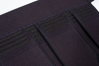 OUTLET #5 -*MADE IN JAPAN* - SEIRAN - Deluxe KendoStar HI NO MARU Series Hand Sewn Tare - L SIZE ONLY