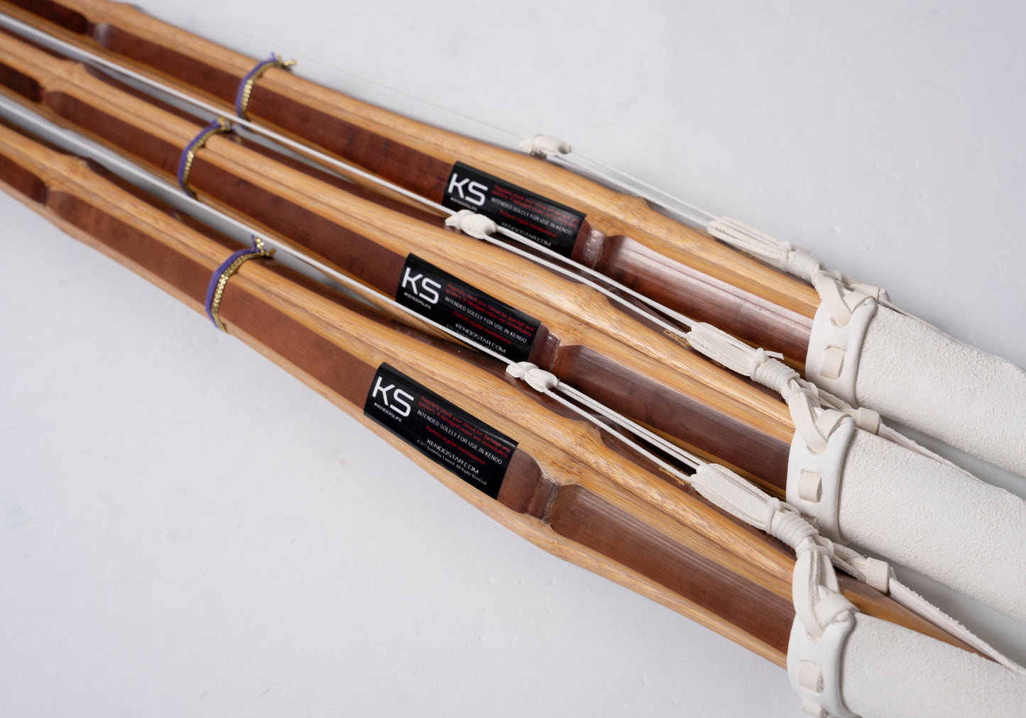 *NEW!* - Quality Smoked Dobari Jissengata Shinai ‘KACHIMAMORI’ - Set of *3*