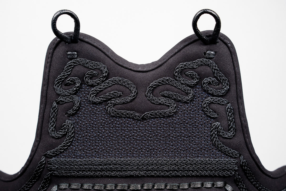 Close-up of Synthetic Deerskin Anniversary Sangai-matsu Kazari Mune