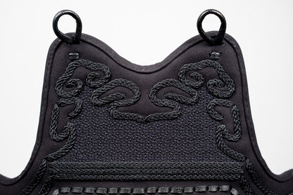 Close-up of Synthetic Deerskin Anniversary Sangai-matsu Kazari Mune