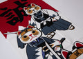 SAMURAI CATS Design Deluxe Tenugui