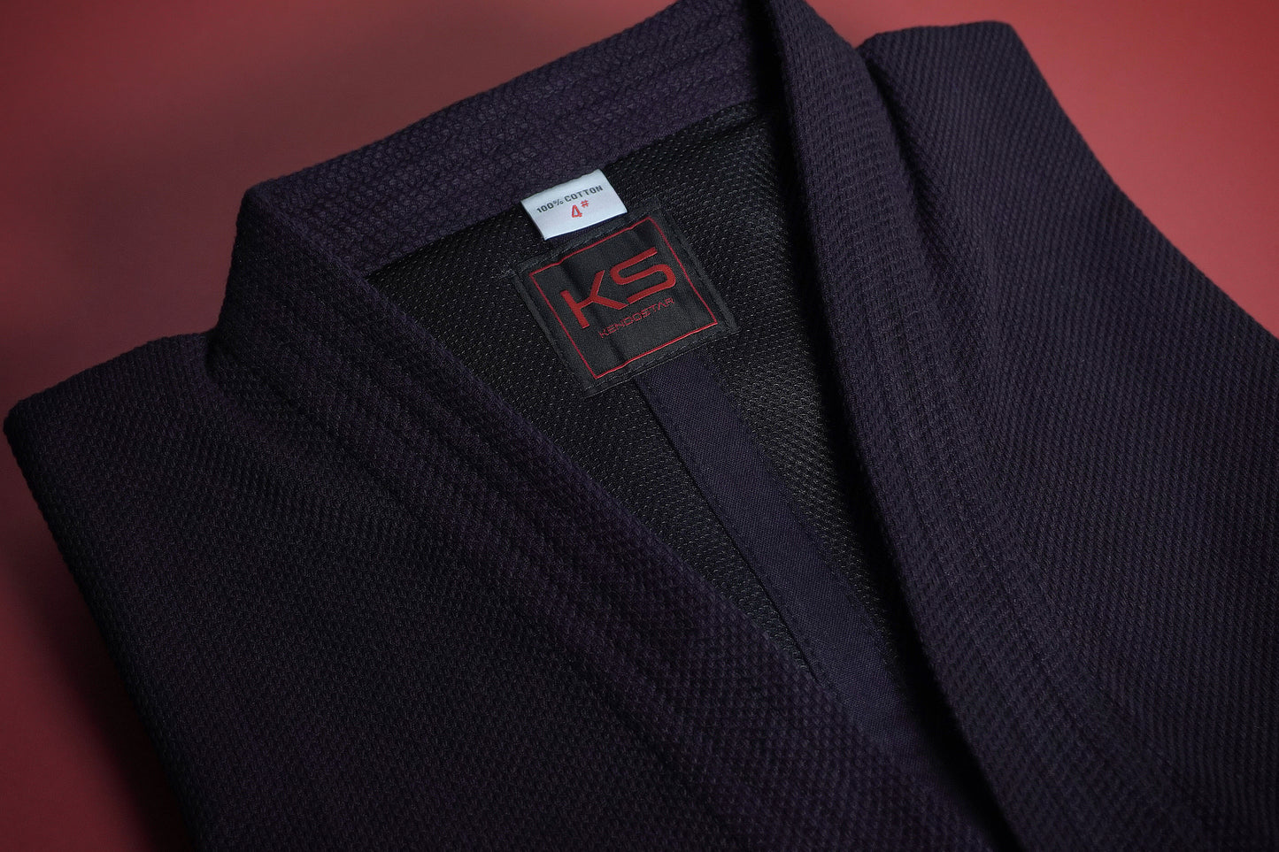 ‘KURENAI' - Seiaizome Lightweight Kendogi & Cotton Pleat-Lock Kendo Hakama Uniform Set