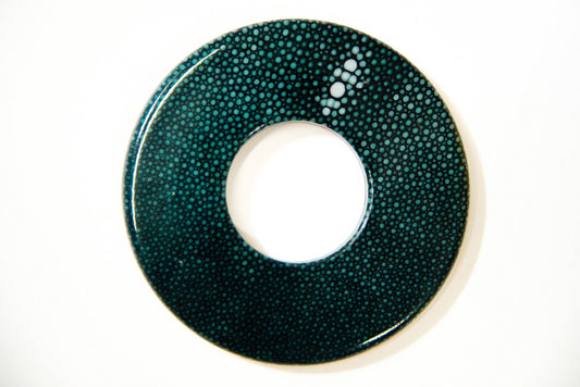 Imitation 'Same' Tsuba - Green