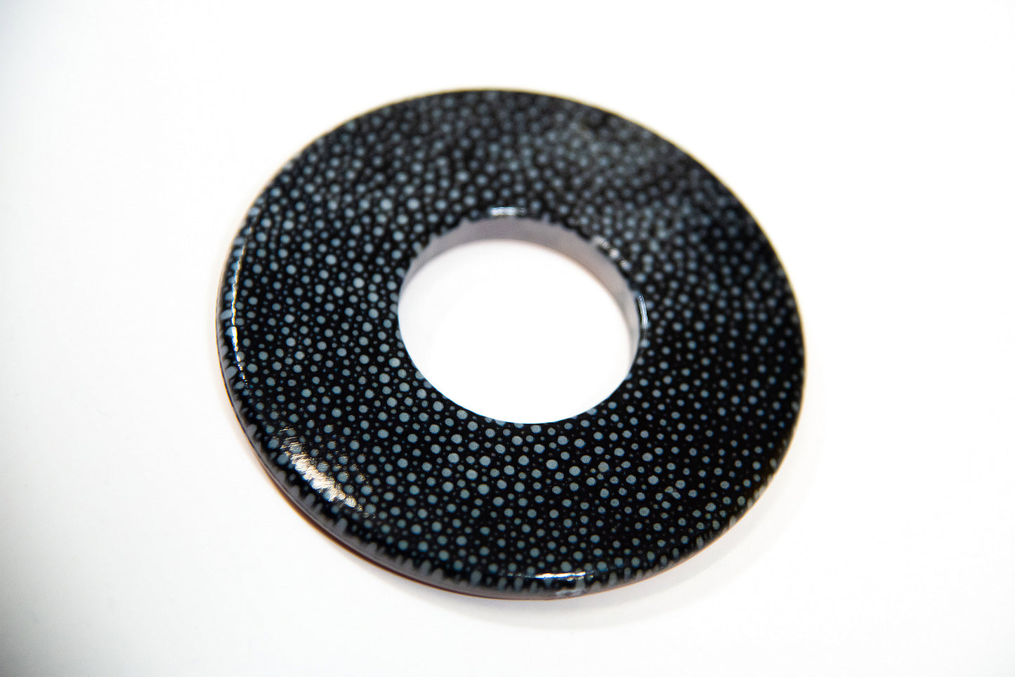 Imitation 'Same' Tsuba - Black