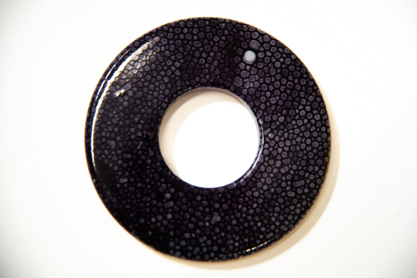 Imitation 'Same' Tsuba - Purple