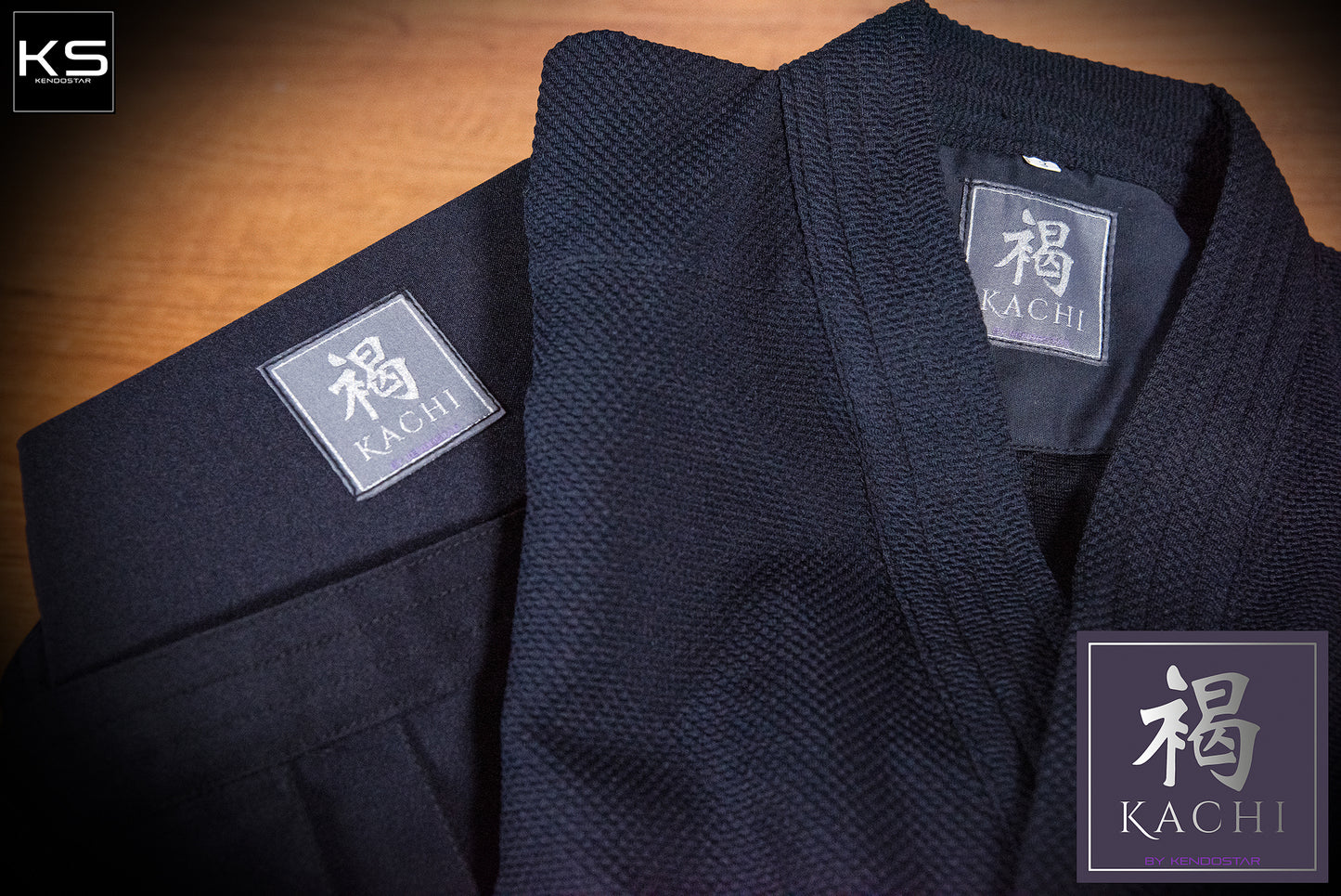 *50% OFF* - 'KACHI' - Elite Featherweight Kendogi & Pleat-Lock Hakama Uniform Set