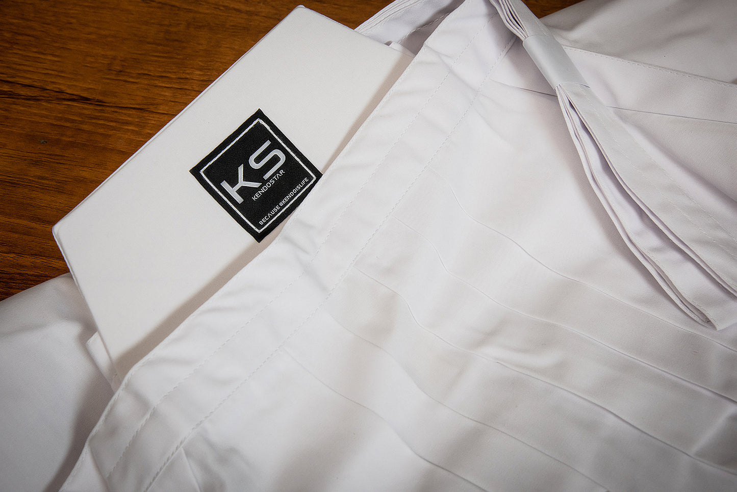 *NEW* KendoStar Essentials: White Synthetic Hakama