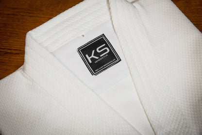 *NEW* KendoStar Essentials: WHITE Single Layer Cotton Kendogi