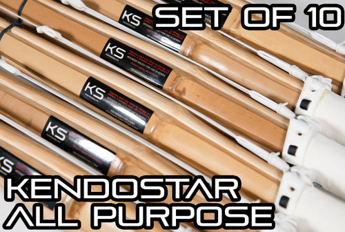 *TRIPLE REWARD POINTS!!* - Original KendoStar Model Ultimate ALL-PURPOSE Shinai - Set of 10